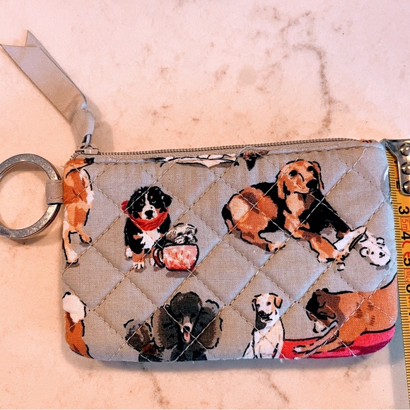 Vera Bradley Quilted Dog Print ID Holder - Picture 5 of 7